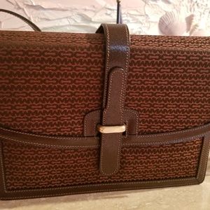 Vintage Mark Cross Handbag Circa 1980.